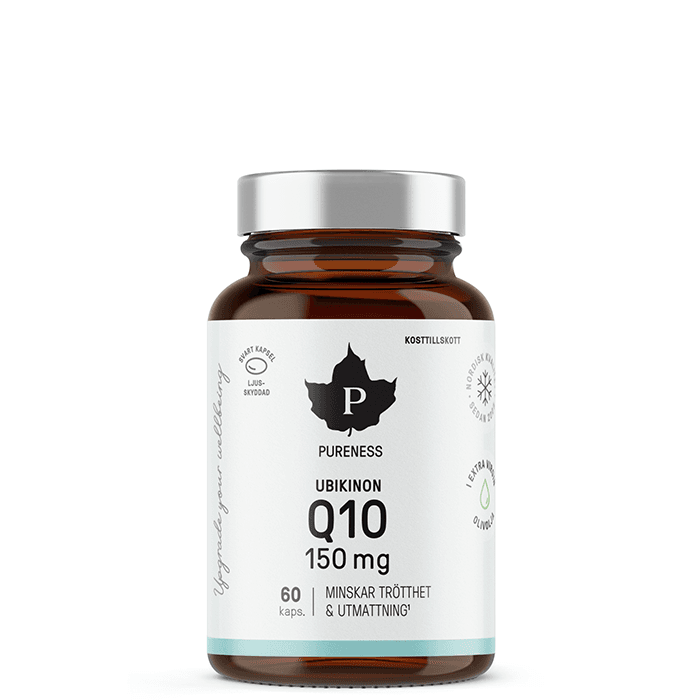 Ubikinon Q10 150 mg 60 kapslar – från Pureness – 223 kr – hos Bodystore