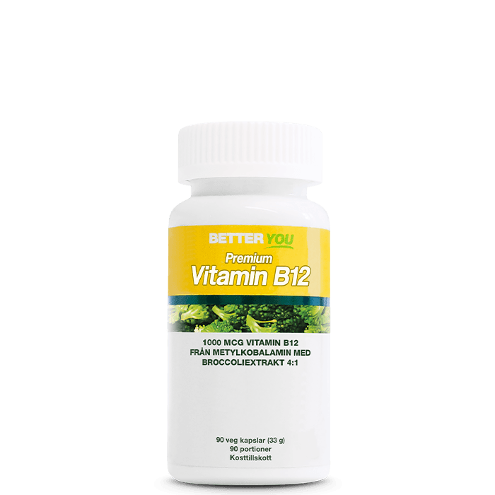 Premium Vitamin B12 90 kapslar – från Better You – 169 kr – hos Bodystore
