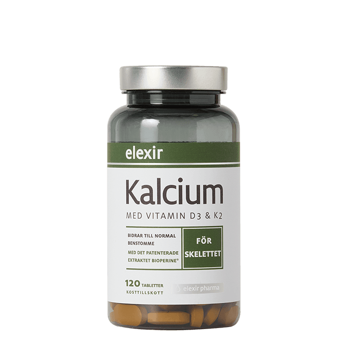 Kalcium 120 tabletter – från Elexir Pharma – 120 kr – hos Bodystore