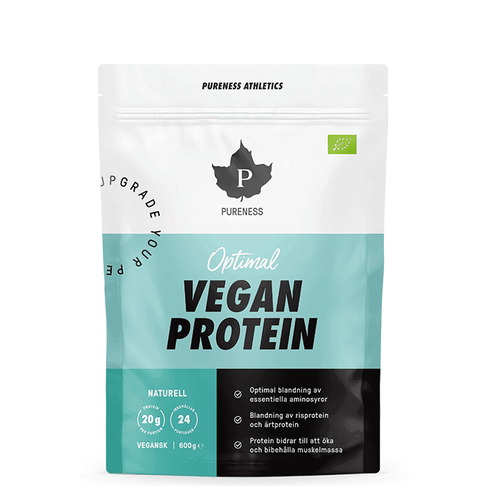 Athletics Optimal Eko Veganskt Protein Naturell 600 g från Pureness – köp hos Bodystore