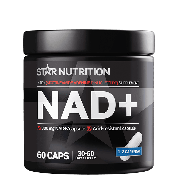 NAD+ 300 mg 60 kapslar – från Star Nutrition – 379 kr – hos Bodystore