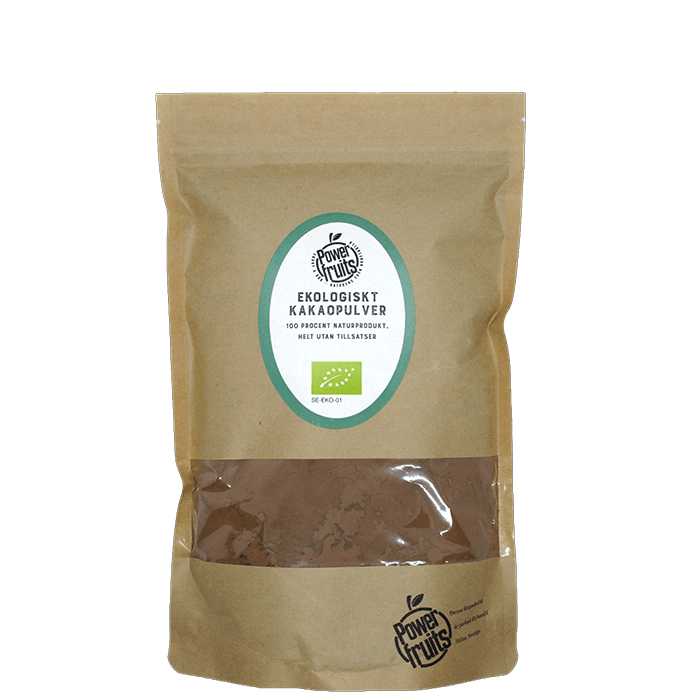 Ekologiskt Kakaopulver 500 g – från Powerfruits – 199 kr – hos Bodystore