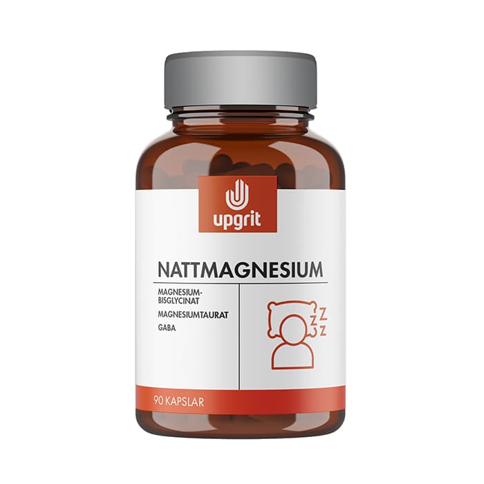 Nattmagnesium 90 kapslar – från Upgrit – 199 kr – hos Bodystore