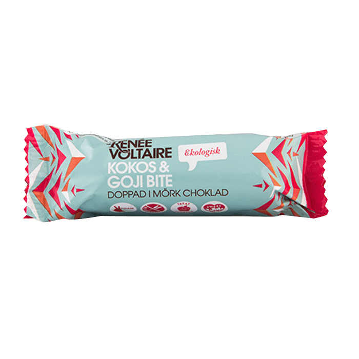 Kokosbite Gojibär 40 g – från Renée Voltaire – 20 kr – hos Bodystore