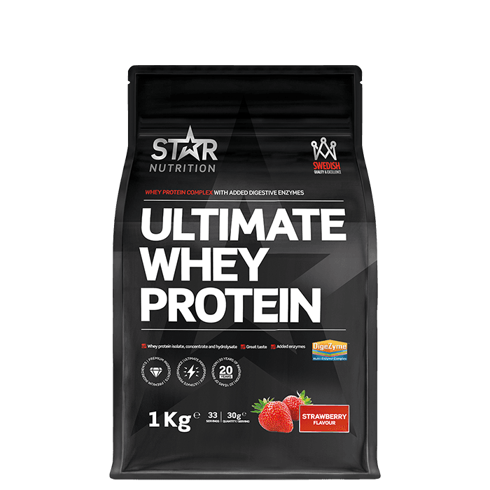 Ultimate Whey Vassleprotein 1 kg från Star Nutrition – köp hos Bodystore