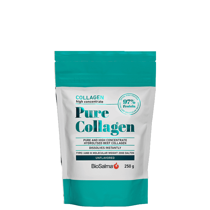 Pure Collagen 97% Protein 250 g – från BioSalma – 99 kr – hos Bodystore