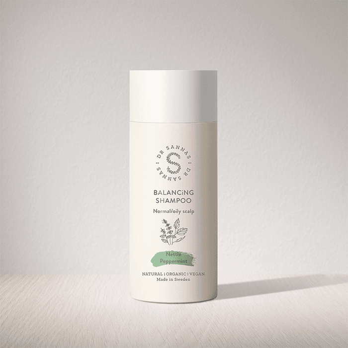 Balanserande Schampo 150 ml – från Dr Sannas – 200 kr – hos Bodystore