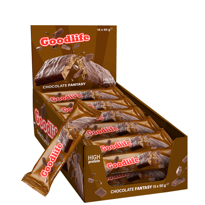 15 x Proteinbar 50 g – från Goodlife – 229 kr – hos Bodystore