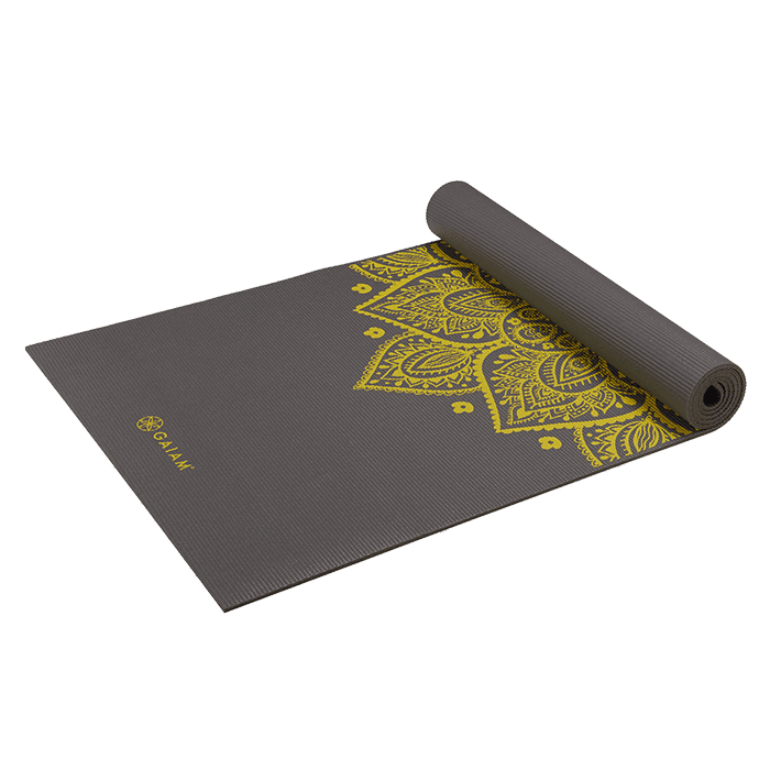 Yogamatta 6mm Citron Sundial – från Gaiam – 549 kr – hos Bodystore