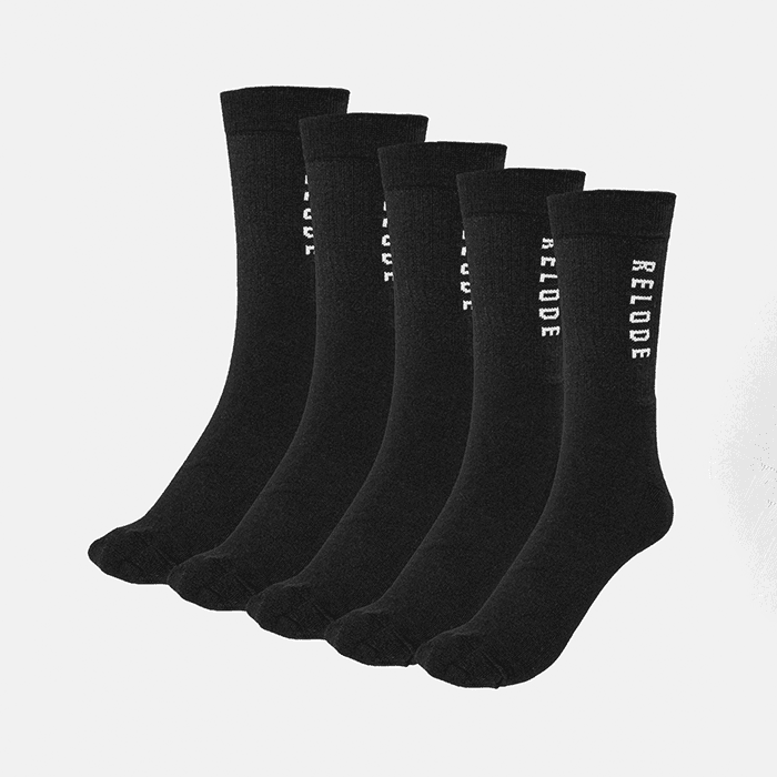 Relode Training Socks 5-pack, Black – från Relode – 249 kr – hos Bodystore