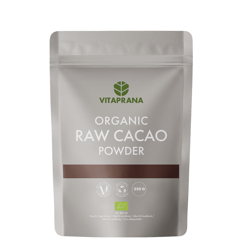 Ekologiskt Kakaopulver 250 g – från Vitaprana – 119 kr – hos Bodystore
