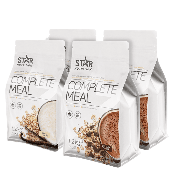 4 x Complete Meal Måltidsersättning 1,2 kg från Star Nutrition – köp hos Bodystore