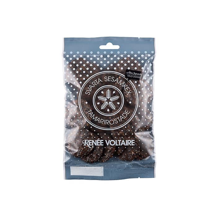 Svarta Sesamkex Original 75 g – från Renée Voltaire – 46 kr – hos Bodystore