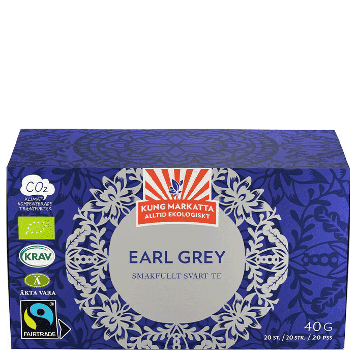 Earl Grey 20 påsar – från Kung Markatta – 33 kr – hos Bodystore
