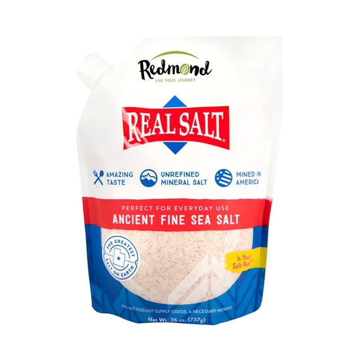 Finkornigt Salt Påse 737 g – från Redmond Real Salt – 219 kr – hos Bodystore