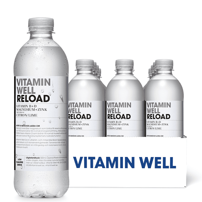 12 x Vitamin Well Vitamindryck 500ml – från Vitamin Well – 229 kr – hos Bodystore