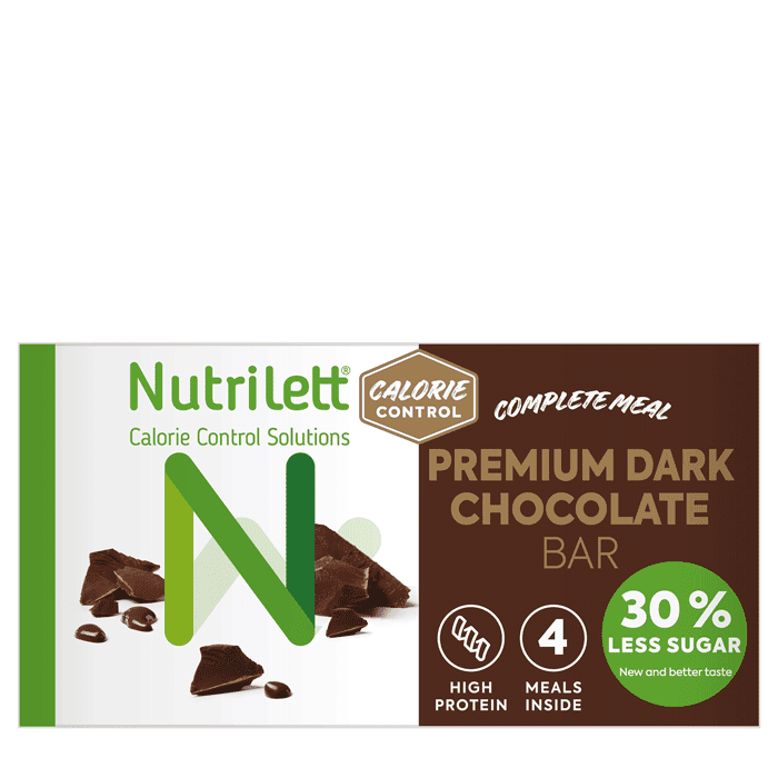 4 x Måltidsersättande Bar 56 g Mörk Choklad – från Nutrilett – 99 kr – hos Bodystore