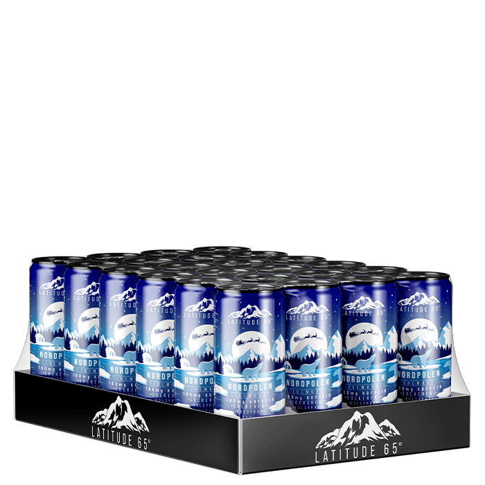 24 x Latitude 65 Energidryck 330 ml – från Latitude 65 – 399 kr – hos Bodystore