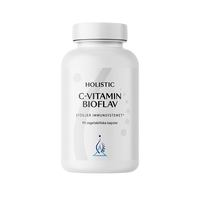 C-vitamin Bioflav 500 mg 90 kapslar – från Holistic – 169 kr – hos Bodystore