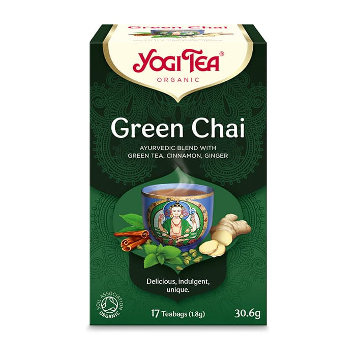 TeaGreenChaiOrgKRAV 17bag – från Yogi – 49 kr – hos Bodystore