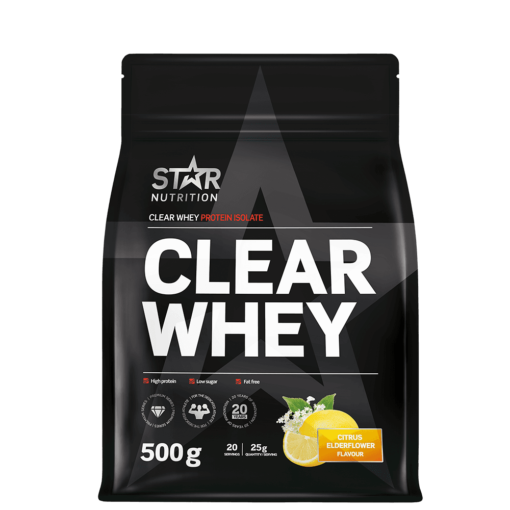 Clear Whey Vassleprotein 500 g – från Star Nutrition – 279 kr – hos Bodystore