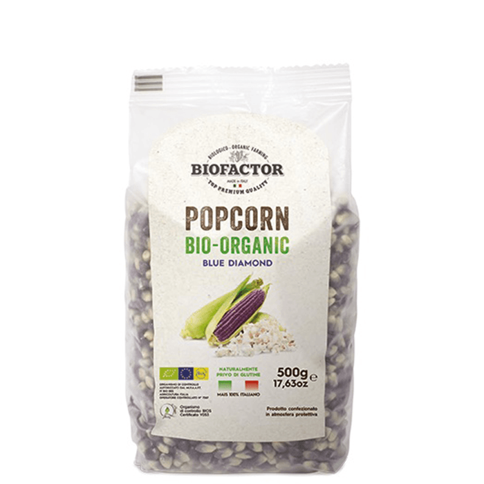 Popcorn Blå 500 g – från Biofactor – 45 kr – hos Bodystore
