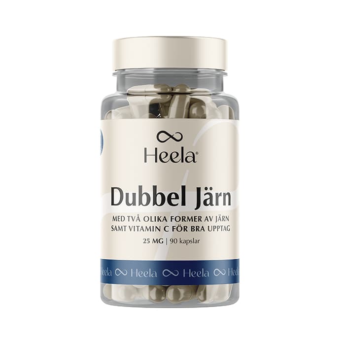 Dubbel Järn 90 kapslar – från Heela – 109 kr – hos Bodystore