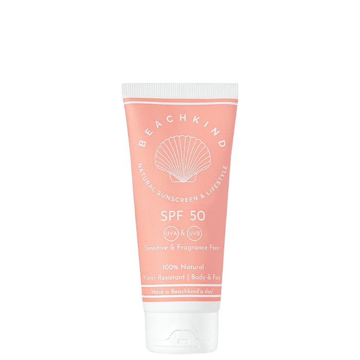 Naturligt Solskydd Doftfri SPF50 50 ml – från Beachkind – 239 kr – hos Bodystore
