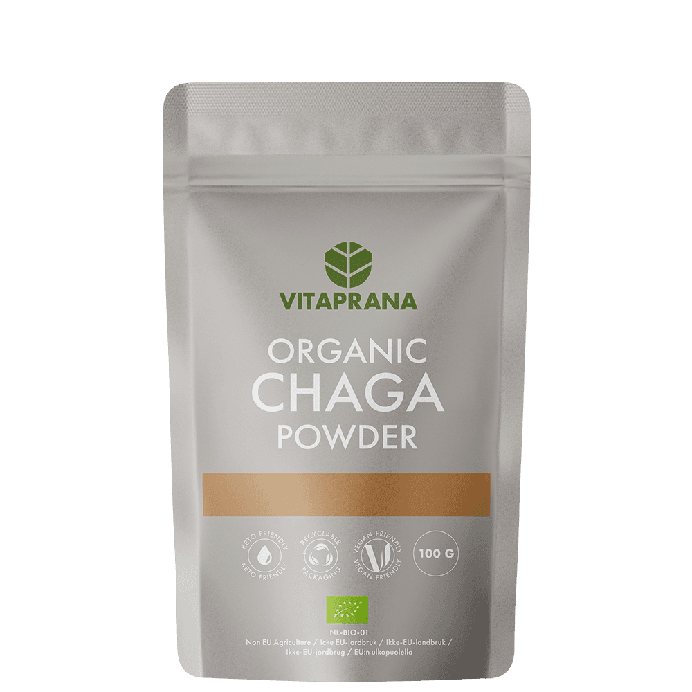 Ekologiskt Chagapulver 100 g – från Vitaprana – 129 kr – hos Bodystore