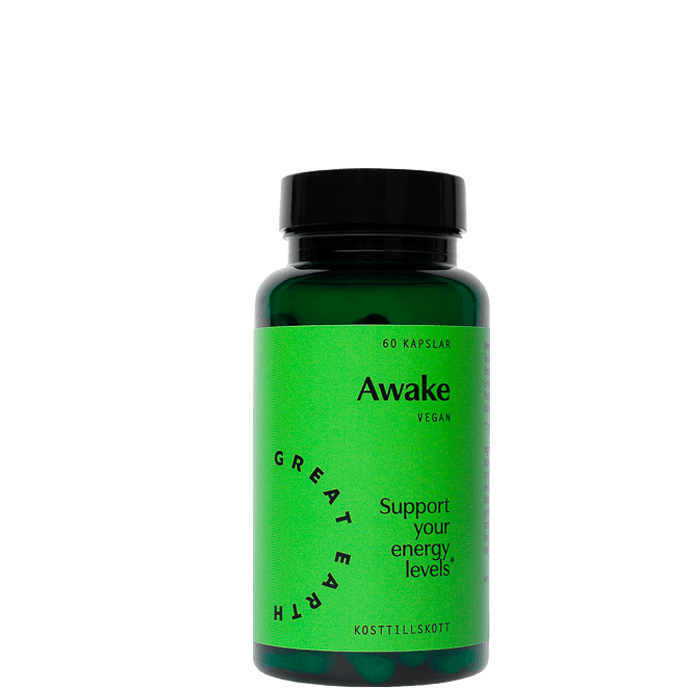 Awake 60 kapslar – från Great Earth – 149 kr – hos Bodystore