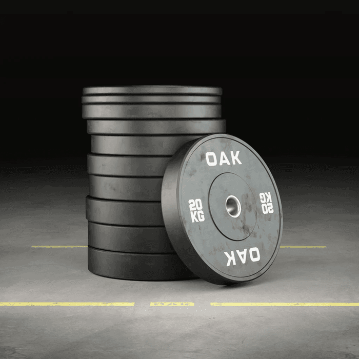 OAK Bumper Viktskivor 150 kg Paket från Oak Equipment - köp hos Bodystore