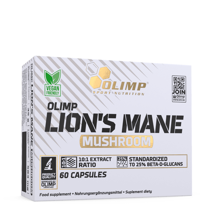 Lions Mane Svamp 60 kapslar – från Olimp Sports Nutrition – 249 kr – hos Bodystore