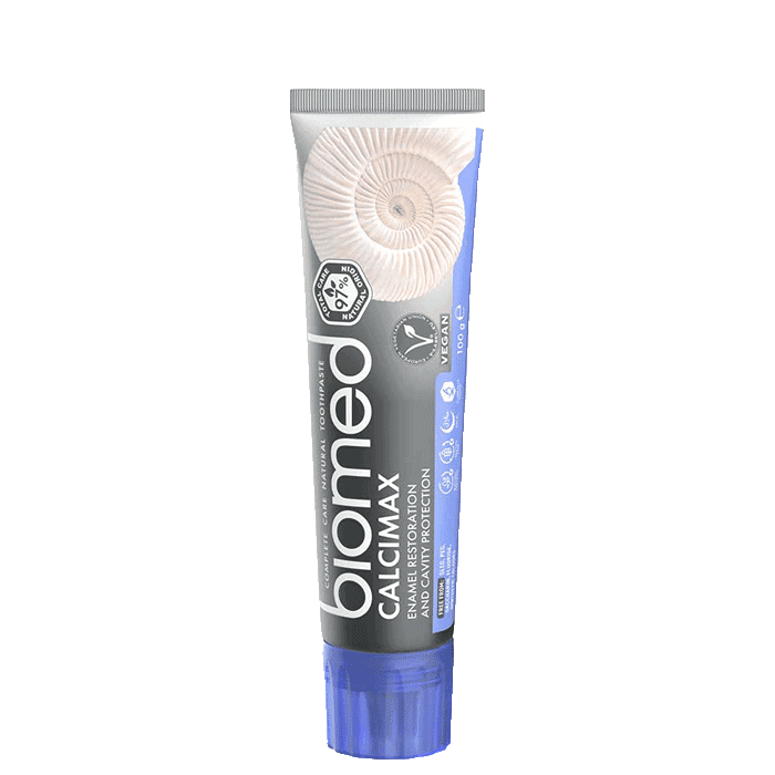 Tandkräm Calcimax 100 g – från Biomed – 65 kr – hos Bodystore