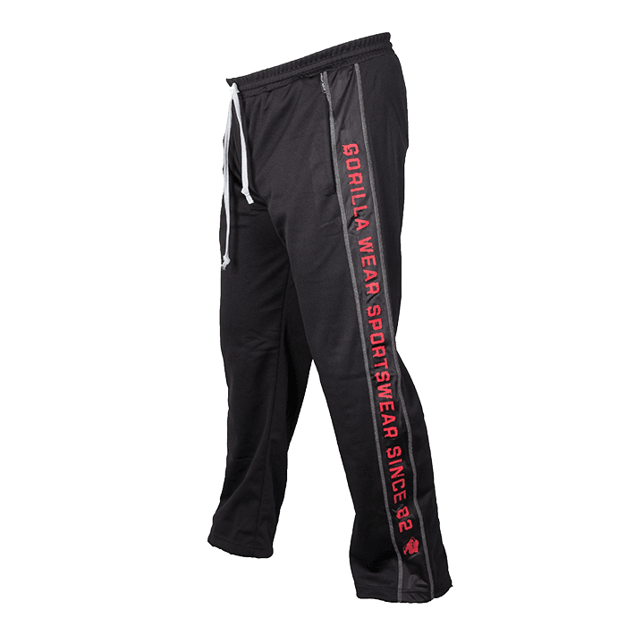 Functional Mesh Pants, Black/Red – från Gorilla Wear – 549 kr – hos Bodystore