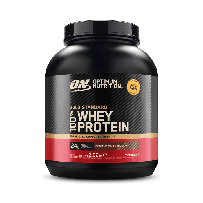 100% Whey Gold Standard Vassleprotein 2 kg från Optimum Nutrition – köp hos Bodystore