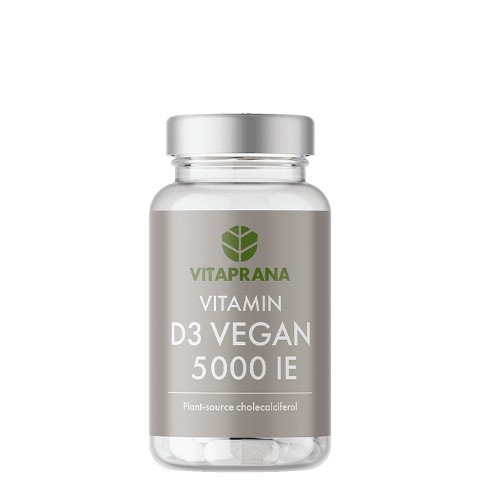 Vegan Vitamin D3 5000 IE 110 kapslar – från Vitaprana – 199 kr – hos Bodystore