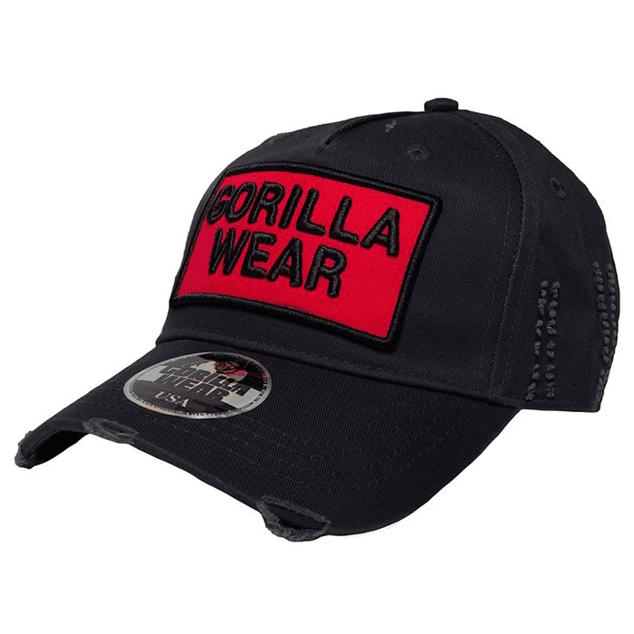 Harrison Cap, Black/Red, OS – från Gorilla Wear – 269 kr – hos Bodystore