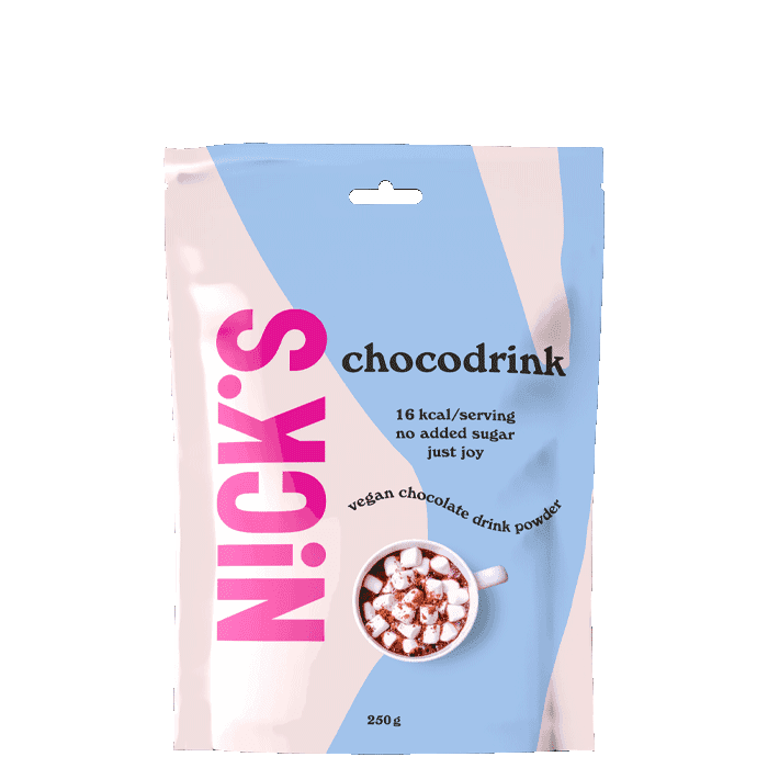Chokladdryckspulver 250 g – från Nicks – 69 kr – hos Bodystore