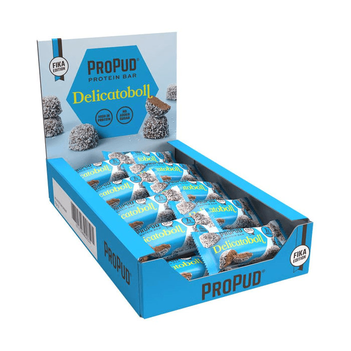 18 x ProPud Protein Bar 23 g Delicatoboll – från ProPud – 299 kr – hos Bodystore