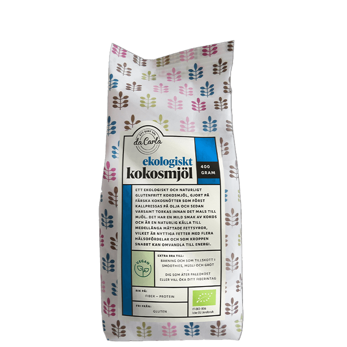 Kokosmjöl 400 g – från Da Carla – 41 kr – hos Bodystore