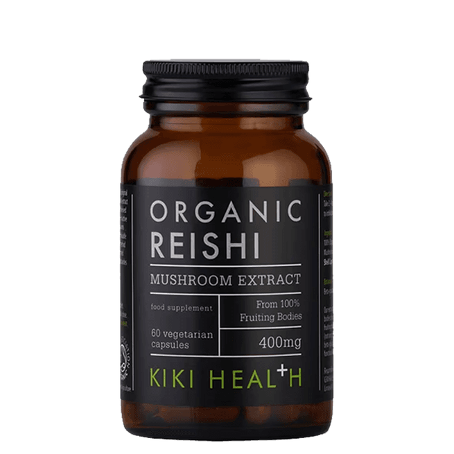 Ekologisk Reishi Lacktickaextrakt 60 kapslar – från Kiki Health – 369 kr – hos Bodystore