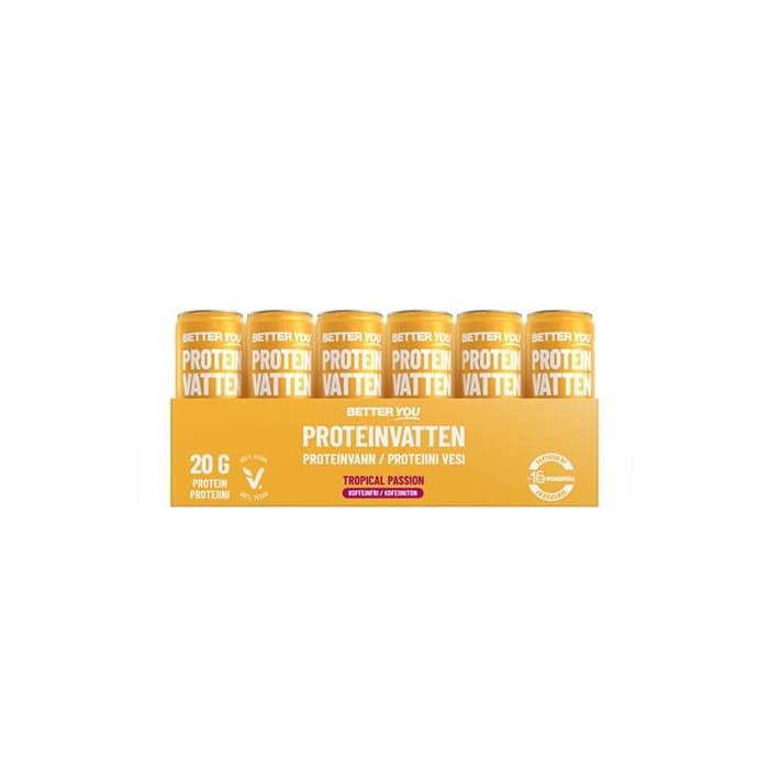 24 x Proteinvatten 330 ml Passionsfrukt – från Better You – 499 kr – hos Bodystore