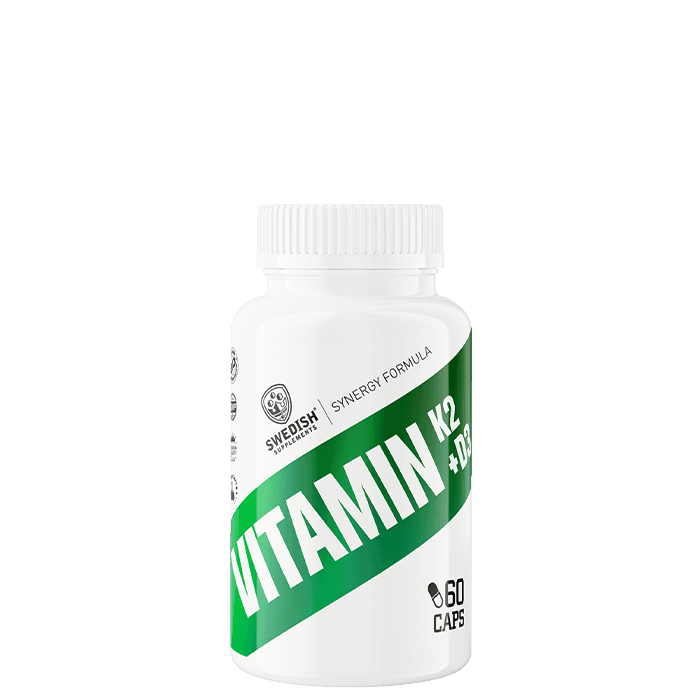 Vitamin K2 + D3 60 kapslar – från Swedish Supplements – 149 kr – hos Bodystore