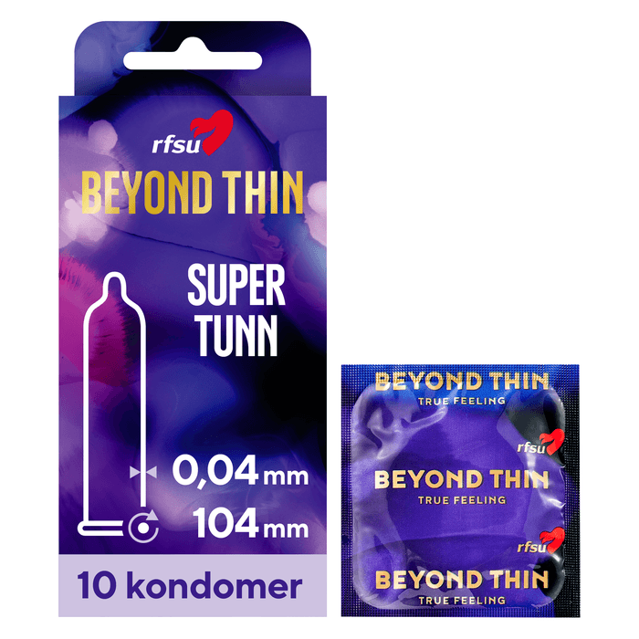 RFSU Beyond Thin Ultratunna Kondomer 10-pack – från RFSU – 129 kr – hos Bodystore