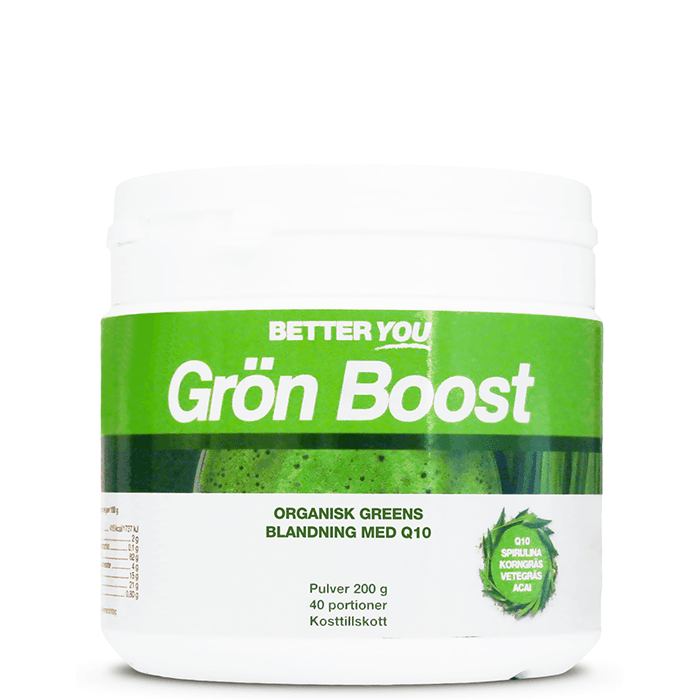 Grön Boost Pulver Naturell 200 g – från Better You – 245 kr – hos Bodystore