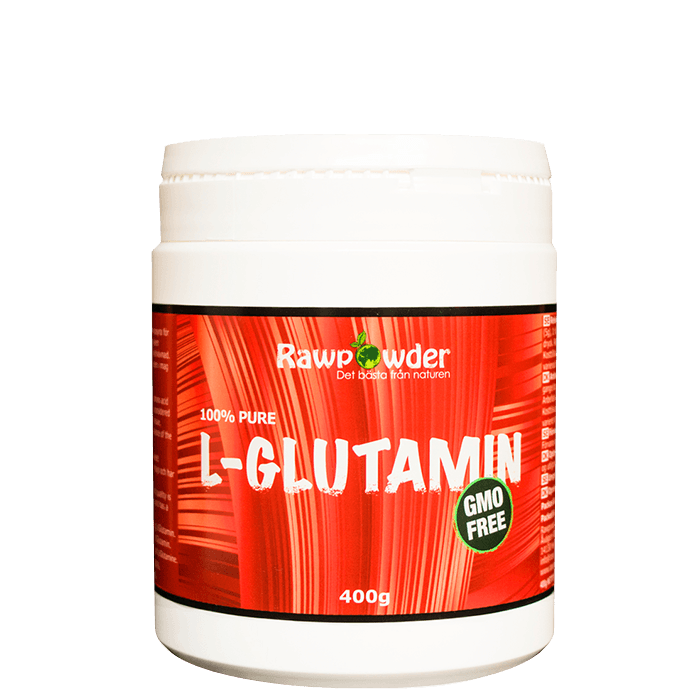 L-Glutamin 400 g – från Rawpowder – 198 kr – hos Bodystore