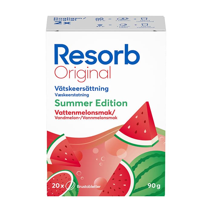 Original 20 st brustabletter – från Resorb® – 46 kr – hos Bodystore