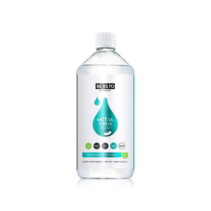 KETO Organic MCT Oil Liquid C8 1000 ml – från BeKeto – 479 kr – hos Bodystore