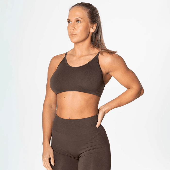 Relode Prime Seamless Top, Brown – från Relode – 349 kr – hos Bodystore