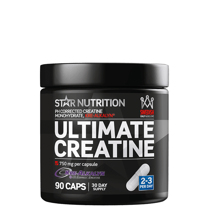 Ultimate Creatine Kre-alkalyn Kapslar 90 st – från Star Nutrition – 249 kr – hos Bodystore